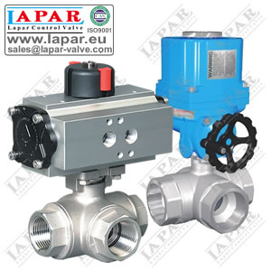 LPA14 Thread Three-way Ball Valve