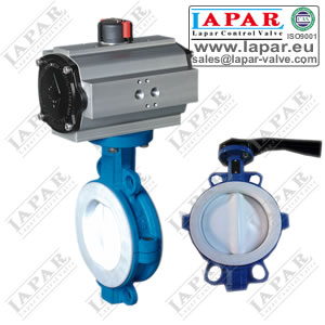 LPB15 Fluorine Lined Butterfly Valve