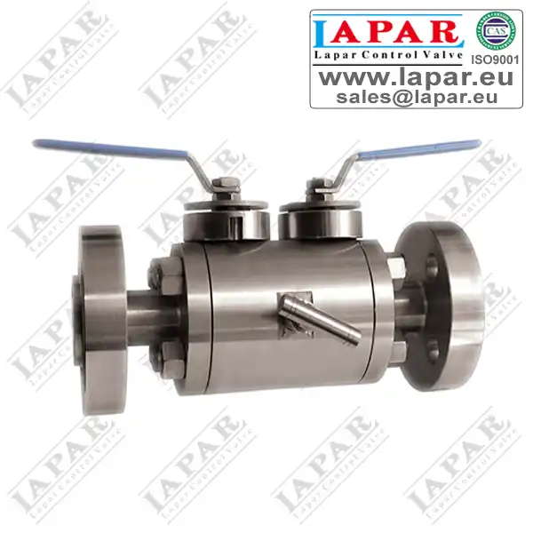 API 6D Double block and bleed ball valve