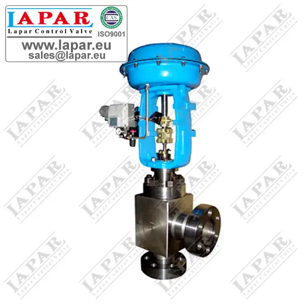 LPH33 Angle Type High Pressure Cage Guided Control Valve