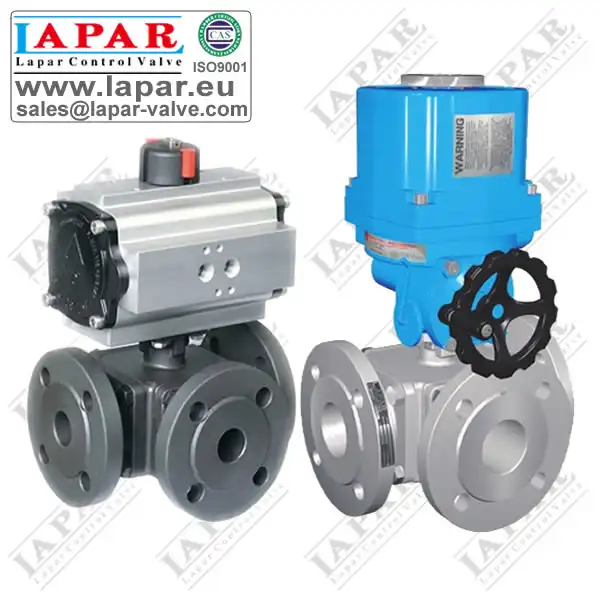 LPA13 Flanged Three-way Ball Valve