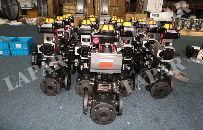 LPA13 Flanged Three-way Ball Valve