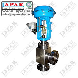 LPH33 Angle Type High Pressure Cage Guided Control Valve